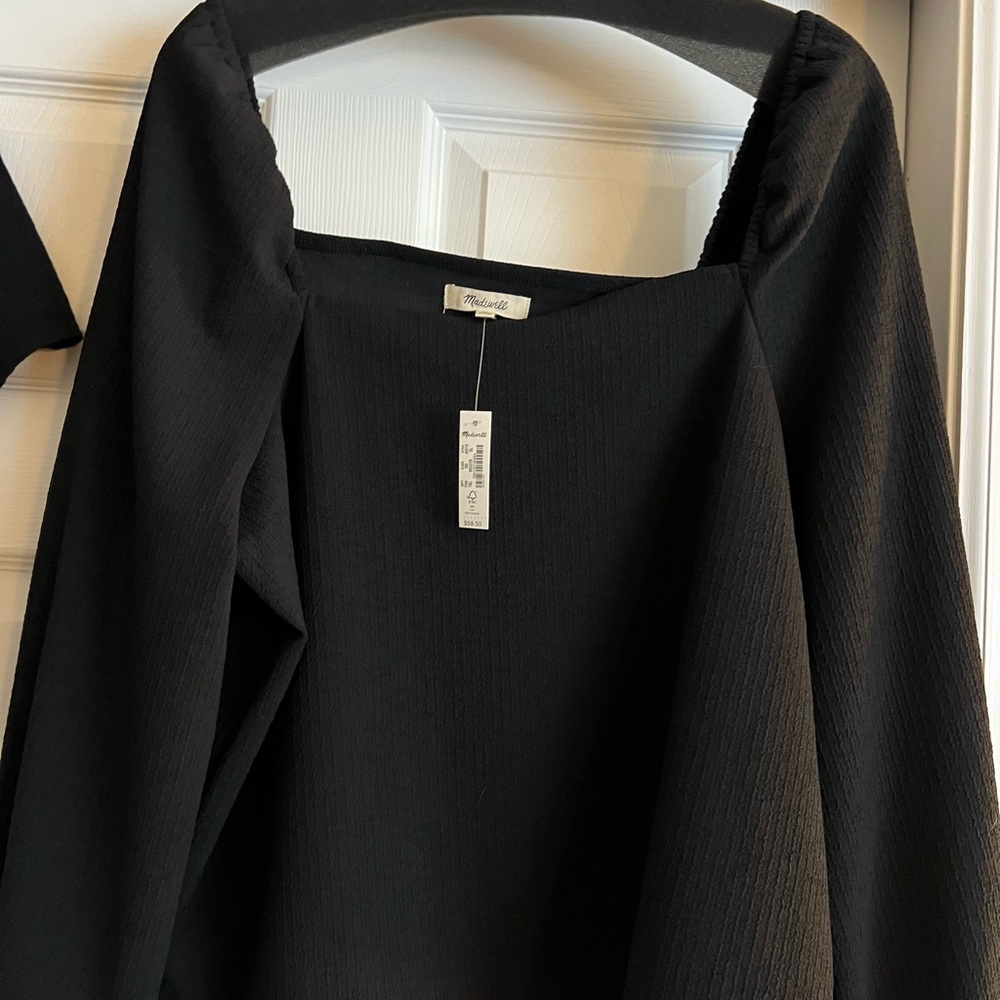 Black madewell long sleeved shirt. Brand new!